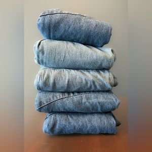 4 Wrangler, 1 Dickies Jean Work Shirts | 1 NWT | 4 Used